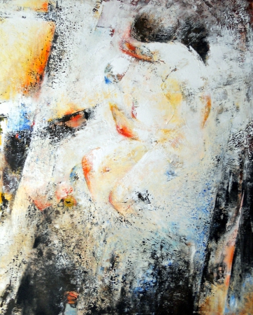 N.20-Le baiser-acryl.toile-120/100cm-2010